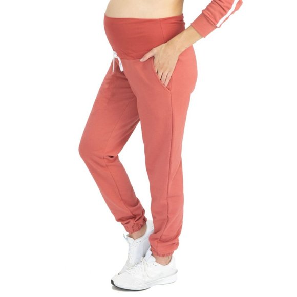 Blooming Women by Angel 2 Piece Womens Nursing Leisurewear Set Orange S - Picture 2 of 2